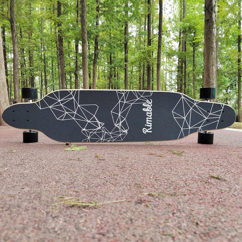 RIMABLE 41 Inch Freestyle Topmount Longboard Skateboard - Beginner Cruiser Freestyle Maple Wood Deck Cruising Long Board Skateboard for Teenagers,Kids and Adults - Image 4